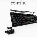 Logitech Gaming G512 - Clavier - backlit - USB - AZERTY